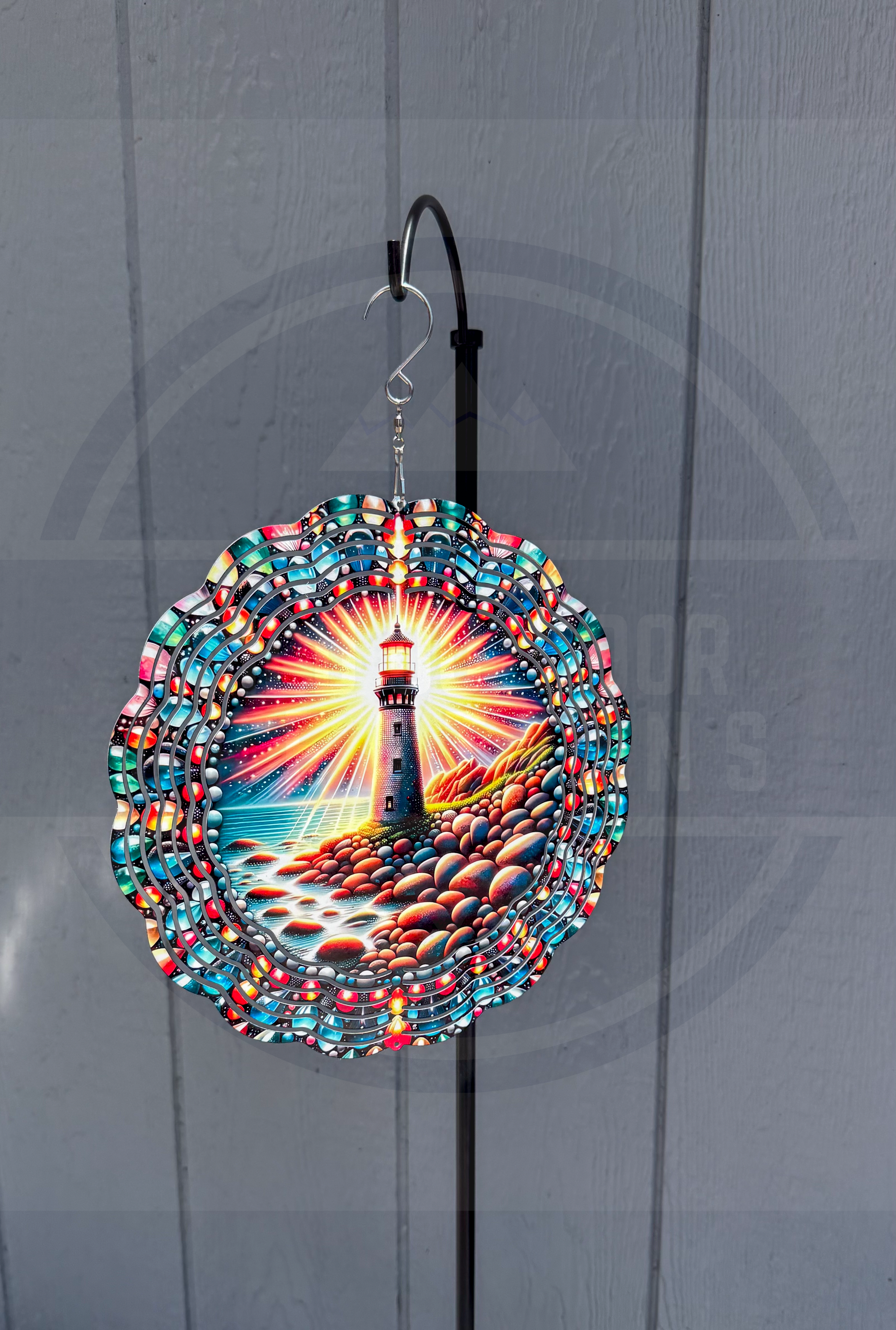 Lighthouse Wind Spinner