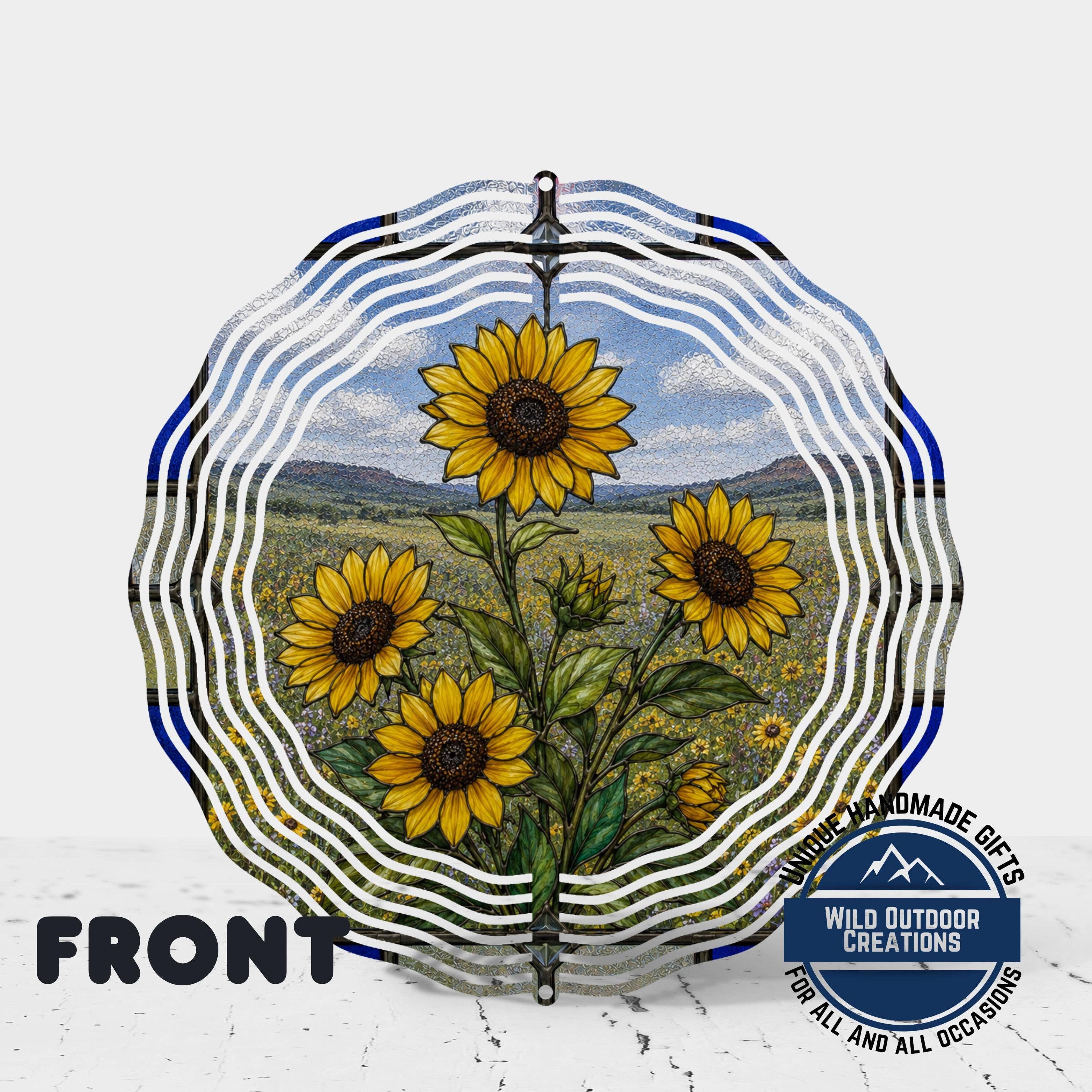 Sunflower Wind Spinner