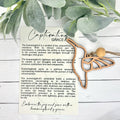Hummingbird Grace Story Card Ornament/Car Charm/Maple