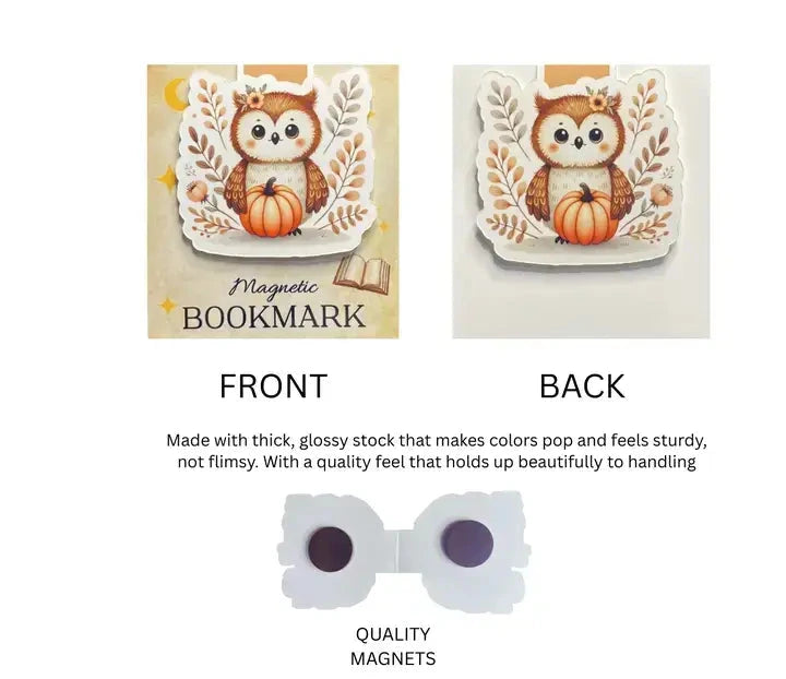 Black Kitten Magnetic Bookmark