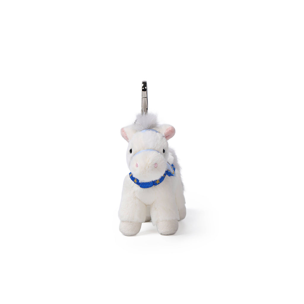 Snowy Pony Plush Bag Charm
