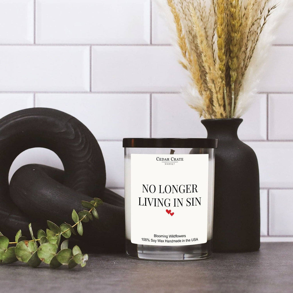 No Longer Living In Sin - Engagement Candle