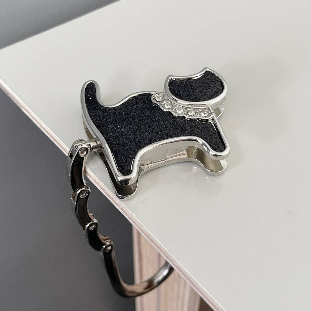 Foldable Handbag Table Hanger: Pink Handbag