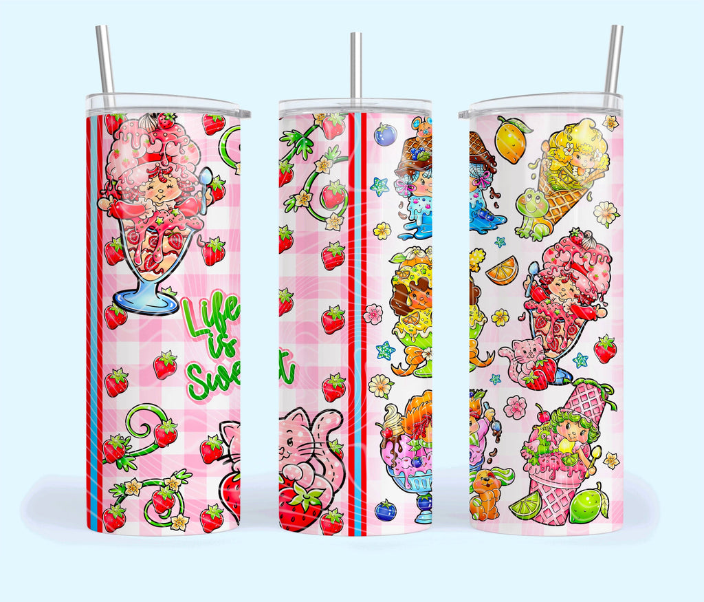Shortcake Ice Cream Tumblers: 20oz Seamless