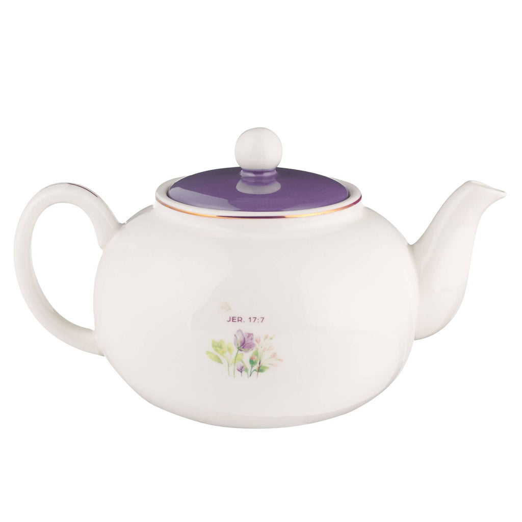 Blessed Is The One Who Trusts In The Lord Jer. 17:7 Teapot