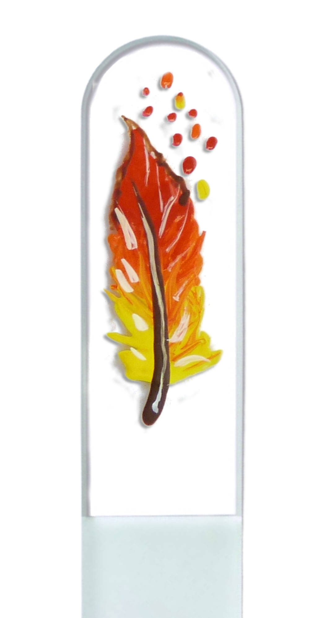 Feather Indian Bird Flight Southwest Hand Painted Nail File: Medium