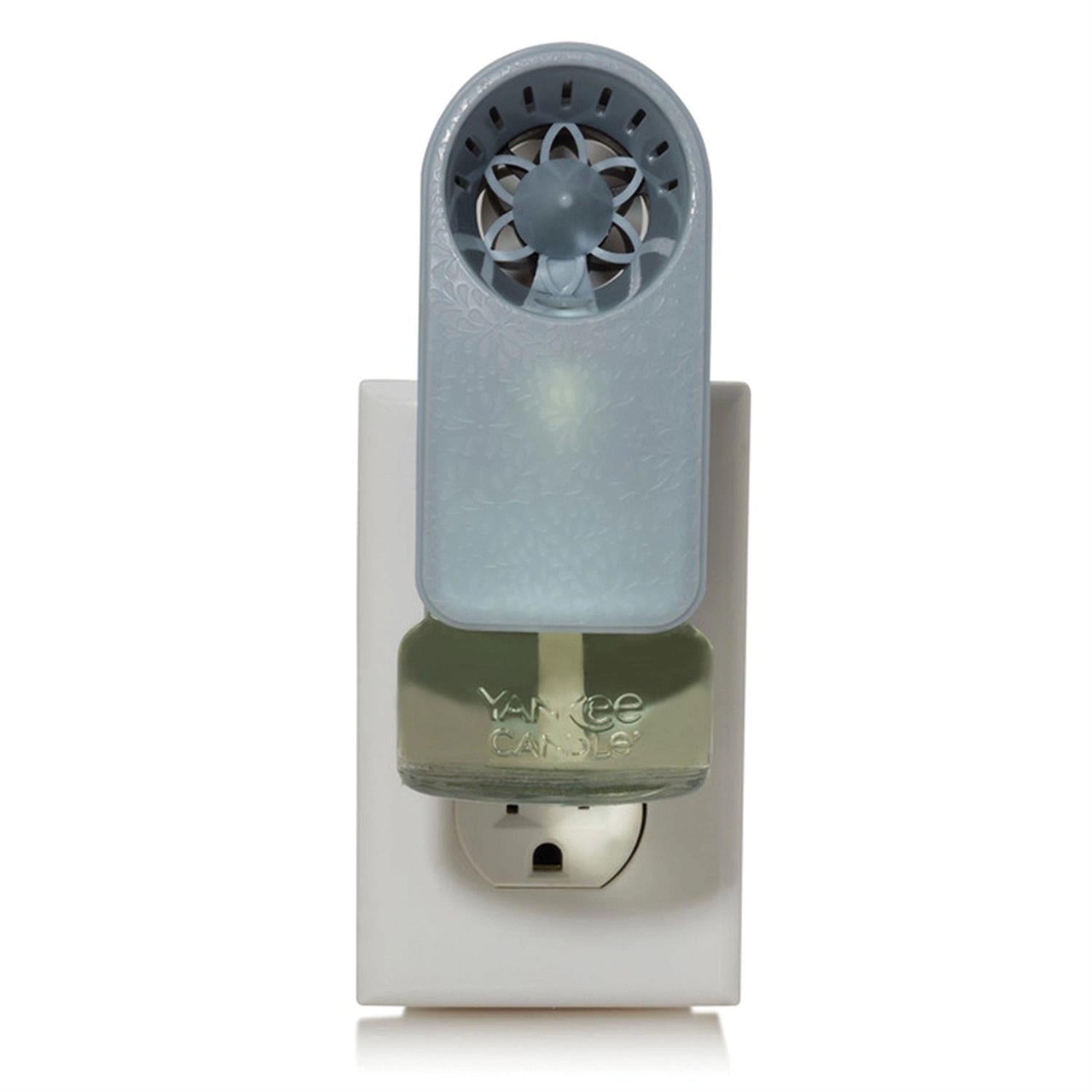 Grey Leaves Scentplug Base Fan