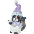 White Christmas Wishes Precious Moments Raccoon Figurine