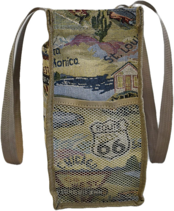 Route 66 Cotton Canvas Tote Bag