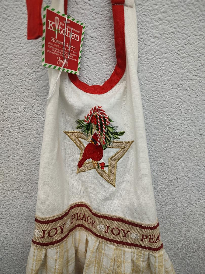 Winter Garden Christmas Apron