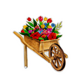 What She Shed Floral Garden Screen Saver