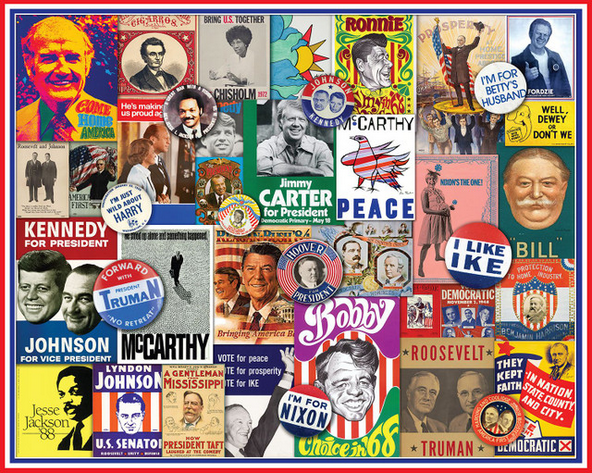 Poster Politics 1,000 Piece Jigsaw Puzzle