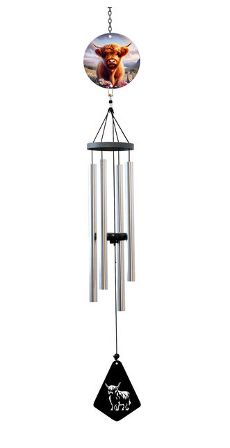Highland Cow Wind Chime