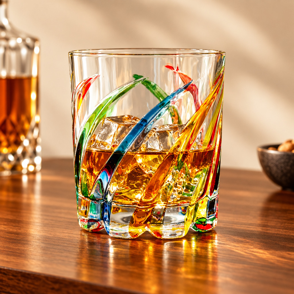 Whirlwind Spinning Whiskey Glass