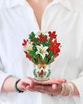 Mini Winter Joy FreshCut Paper - Pop Up Bouquet Card