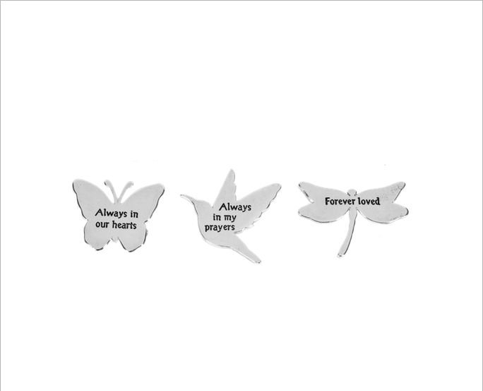 Visitor With Wings Pocket Stone/Charm