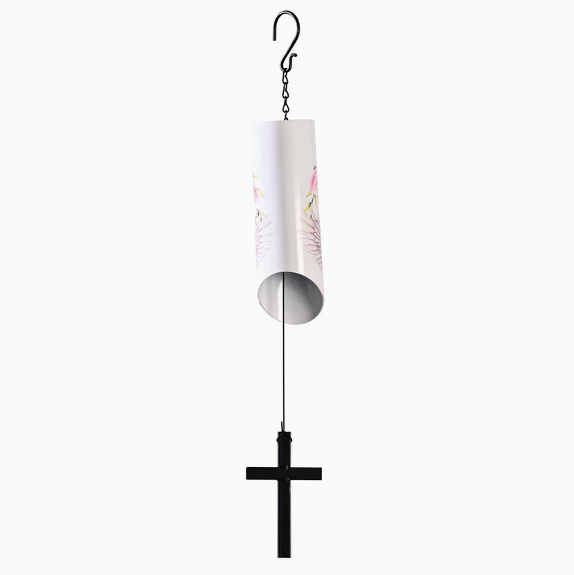 On Angel's Wings Windchime