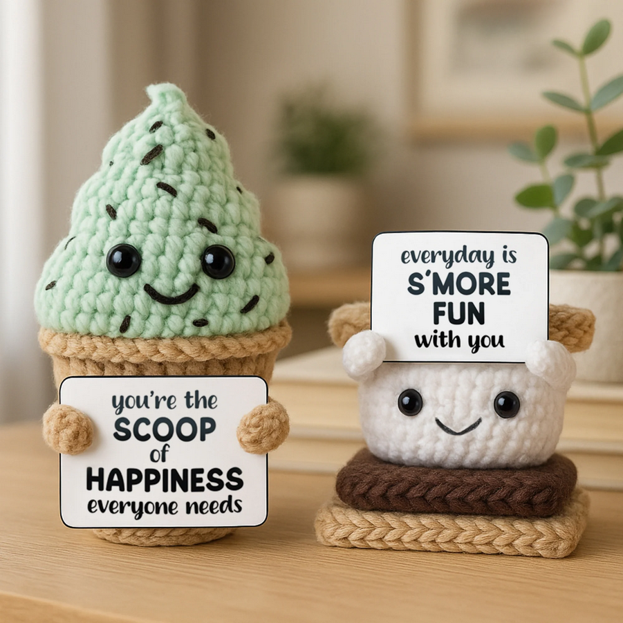 Mini Crocheted Ice Cream Cone