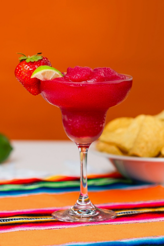 Non-Alcoholic Strawberry Margarita - Ready-To-Freeze Cocktail Mix