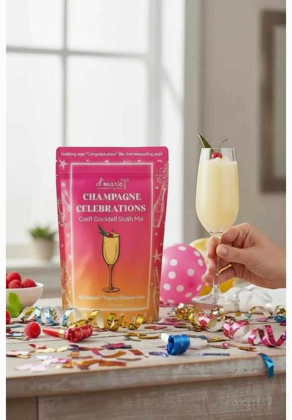 Non-Alcoholic Champagne Celebrations - Ready-To-Freeze Cocktail Mix