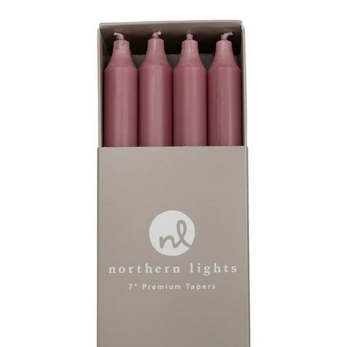 7 " Taper Candle - Rosewood