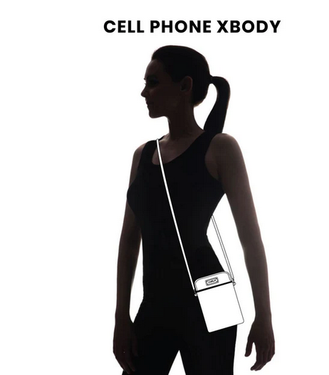 Goat Dark Brown Cell Phone Crossbody Purse