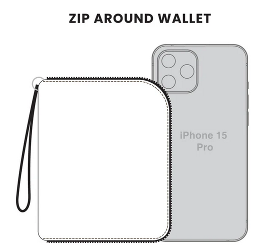 Lily Frog Zip-Around Wallet