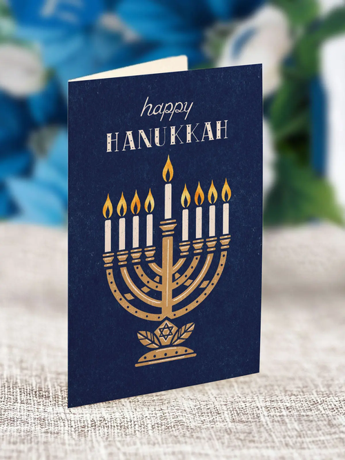 Hanukkah Wishes Pop-Up Flower Bouquet