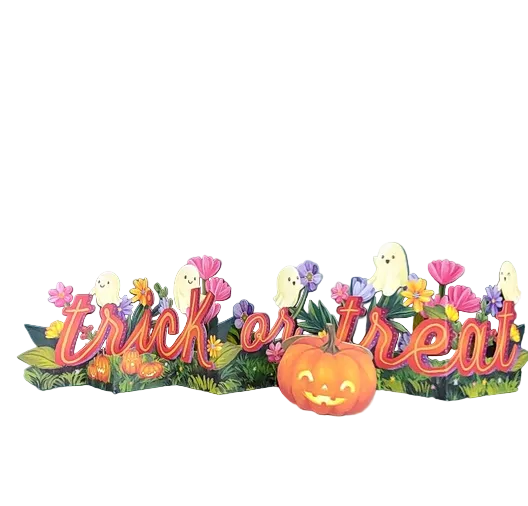 Ghostly Greetings 20 Inch According Greeting Card