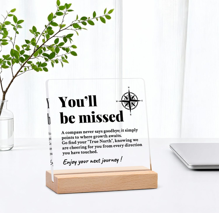 You'll be Missed Coworker Farewell Gift