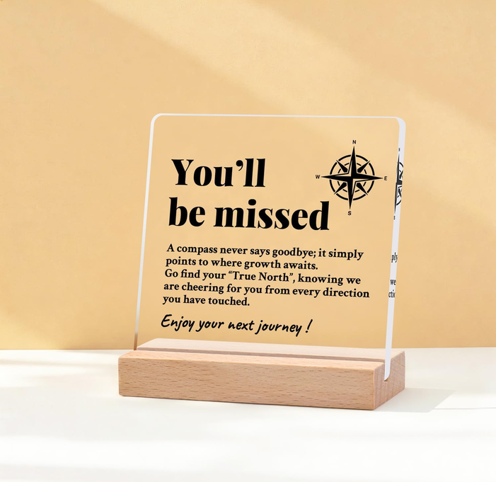 You'll be Missed Coworker Farewell Gift