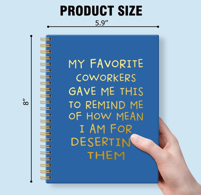 My Favorite Coworkers Gave Me This - Navy Blue Journal