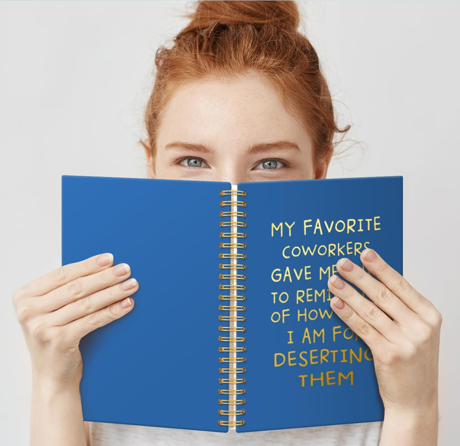 My Favorite Coworkers Gave Me This - Navy Blue Journal