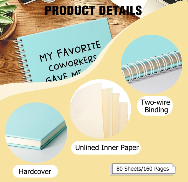My Favorite Coworkers Gave Me This - Light Blue Journal