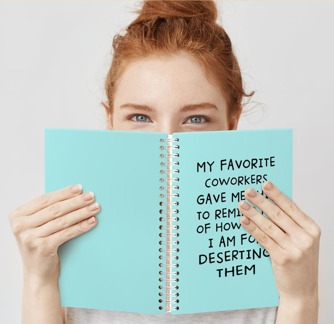 My Favorite Coworkers Gave Me This - Light Blue Journal