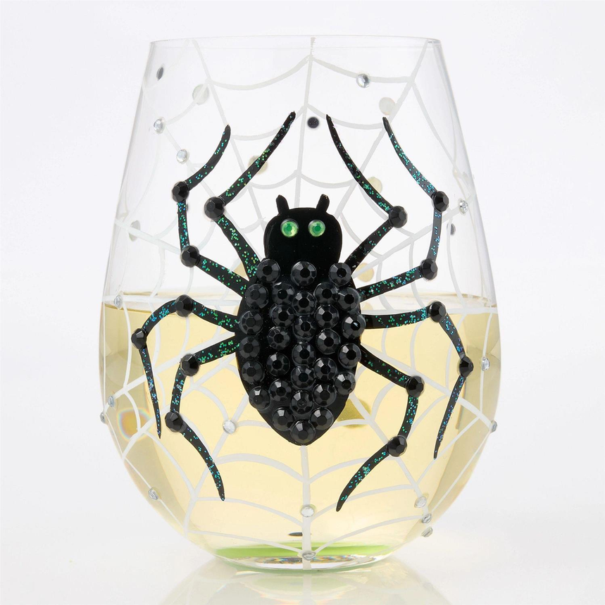 In My Own Web Lolita Stemless Wine Glass