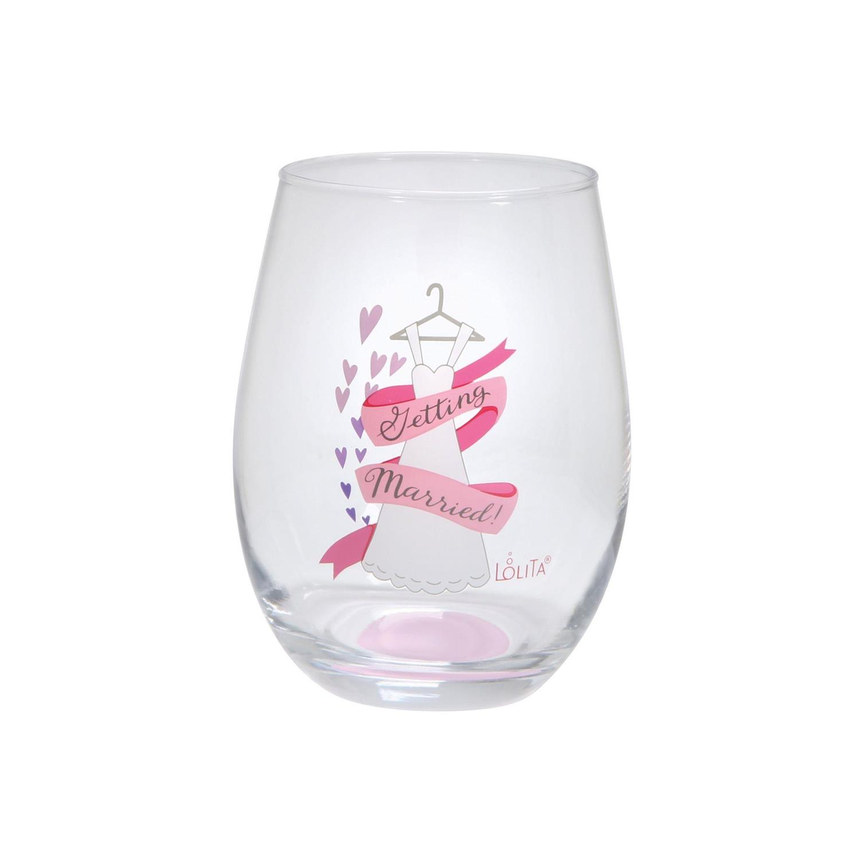 Bride To Be Wine Glass/Headband Lolita Gift Set