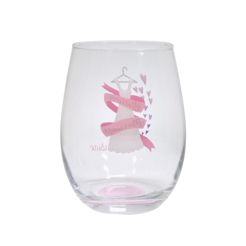 Bride To Be Wine Glass/Headband Lolita Gift Set