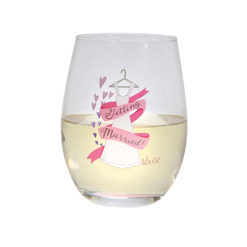 Bride To Be Wine Glass/Headband Lolita Gift Set