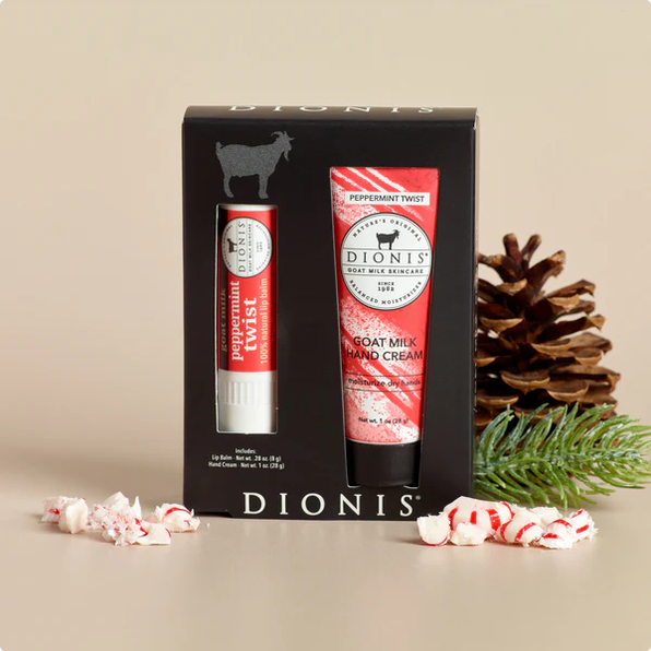 Peppermint Twist Dionis Lip & Hand Gift Set