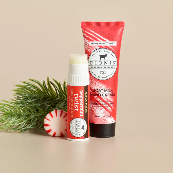 Peppermint Twist Dionis Lip & Hand Gift Set