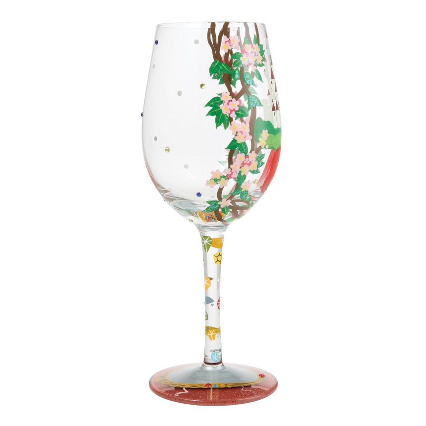 Life Is A Fairytale Lolita Disney Wine Glass