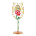 Bold Like A Rose Lolita Disney Wine Glass