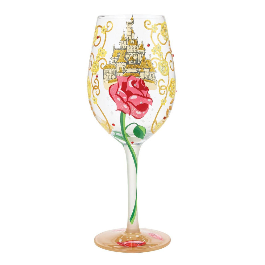 Bold Like A Rose Lolita Disney Wine Glass