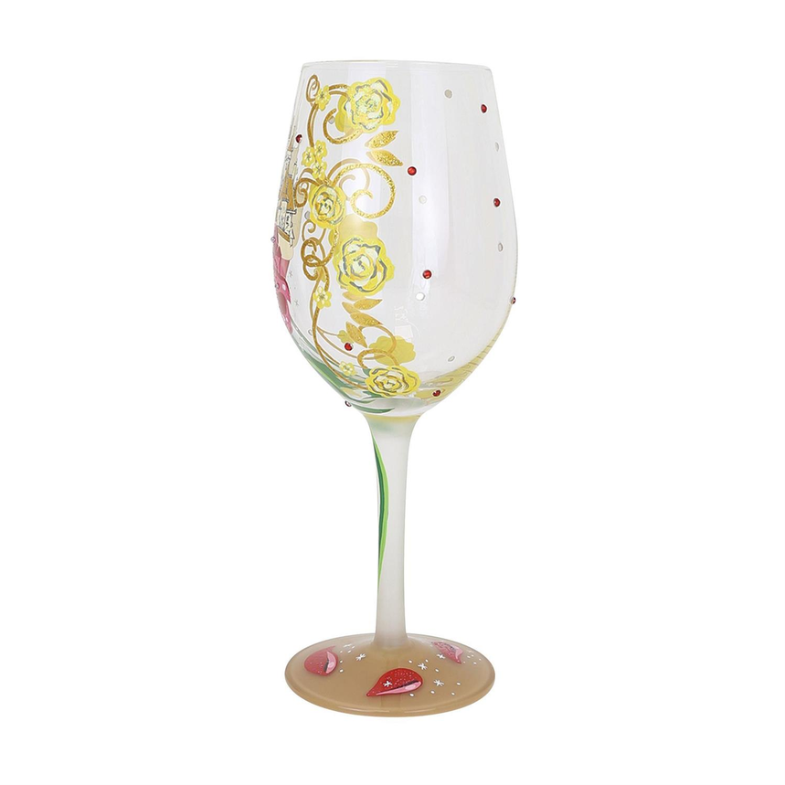Bold Like A Rose Lolita Disney Wine Glass