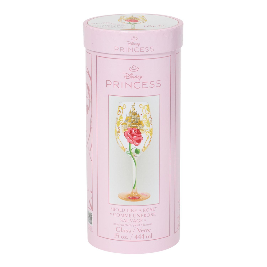 Bold Like A Rose Lolita Disney Wine Glass