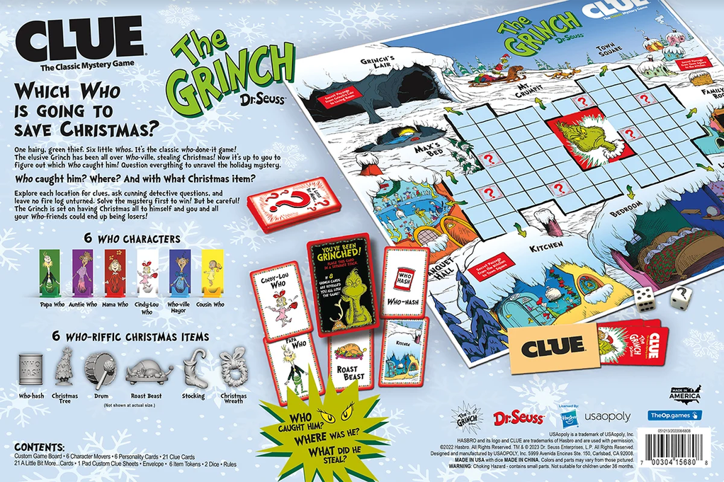CLUE®: The Grinch Dr Seuss