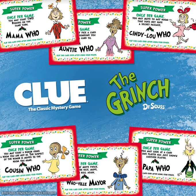 CLUE®: The Grinch Dr Seuss