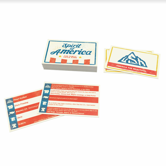 Spirit of America Family Trivia Game