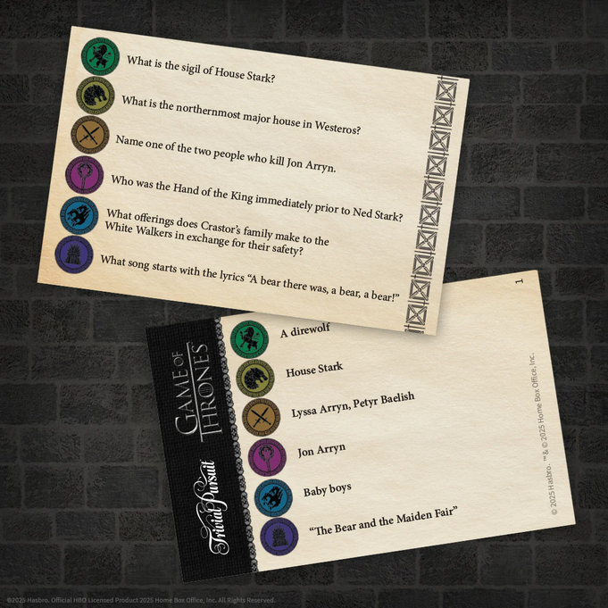 Trivial Pursuit®: Game of Thrones